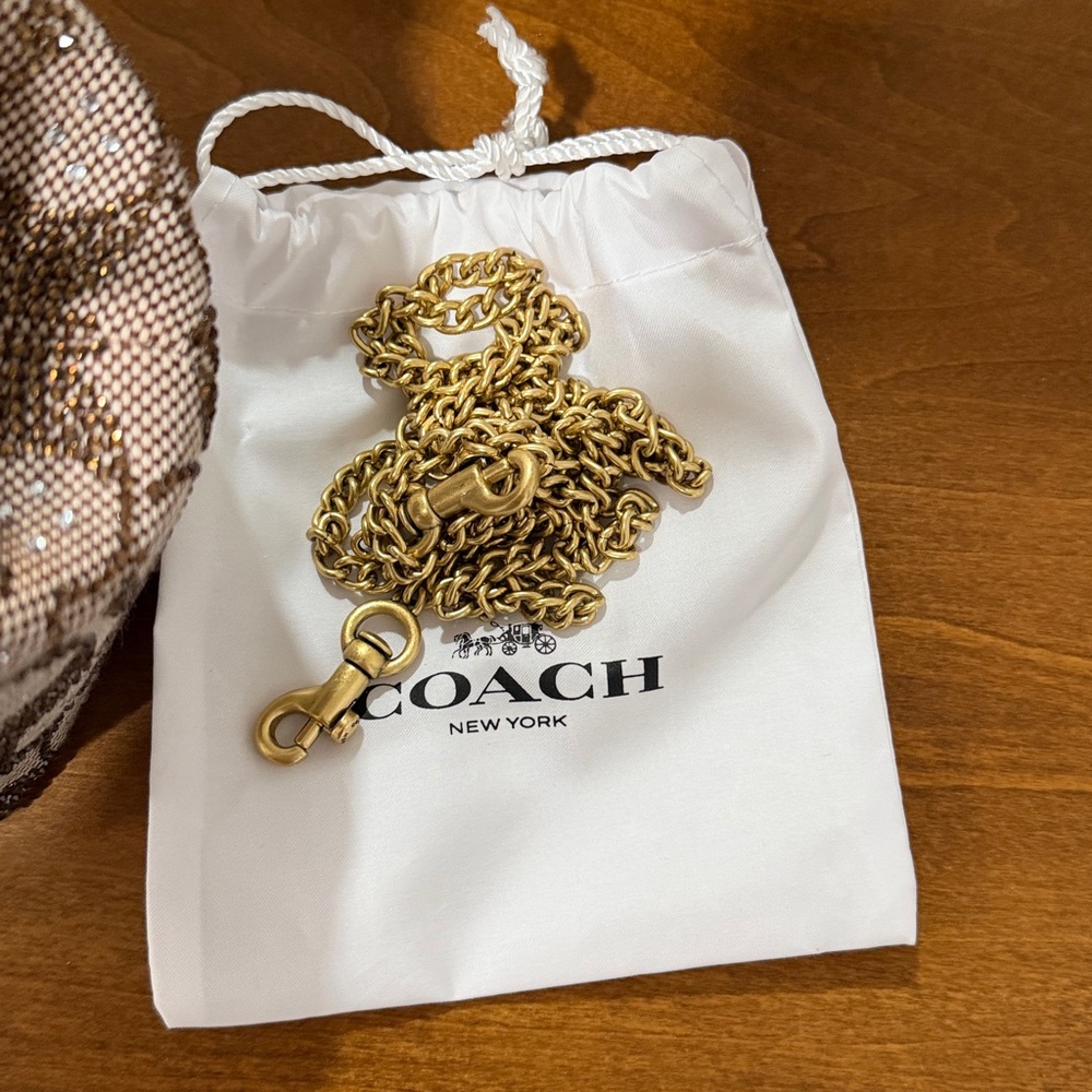 Coach Kiss Lock crystal signature 16 bag NWOT - Picture 7 of 12